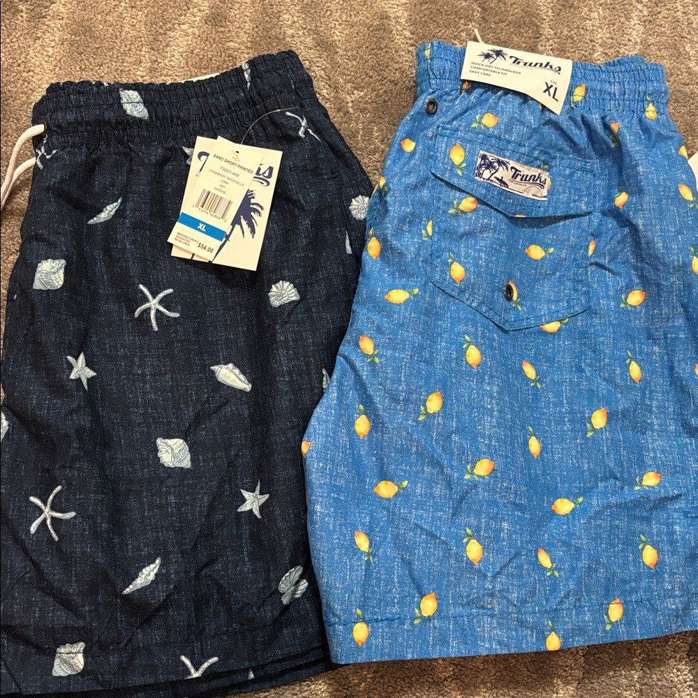 Pack of 2 Trunks swim shorts XL
